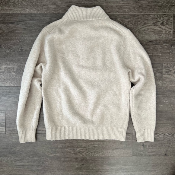 Uniqlo Cream Ribbed Sweater - Picture 3 of 5